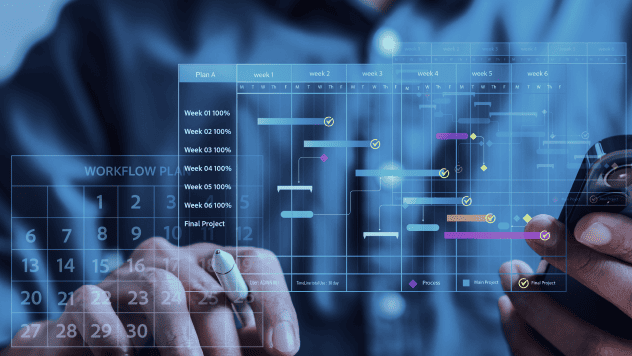 Software project kick-off checklist displayed in a digital project management workflow